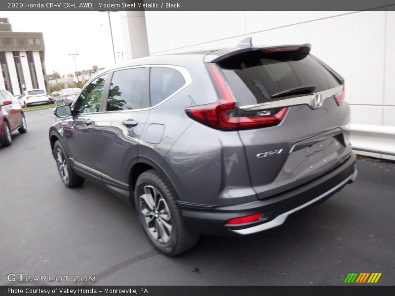 Modern Steel Metallic / Black 2020 Honda CR-V EX-L AWD