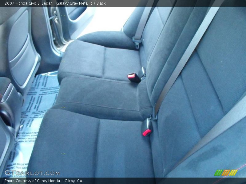 Galaxy Gray Metallic / Black 2007 Honda Civic Si Sedan