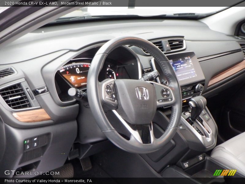 Modern Steel Metallic / Black 2020 Honda CR-V EX-L AWD