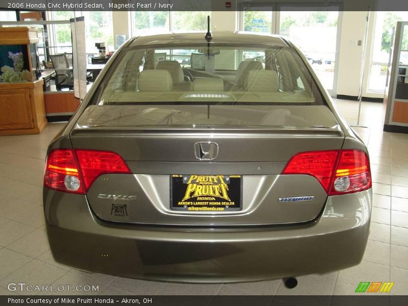 Magnetic Pearl / Ivory 2006 Honda Civic Hybrid Sedan