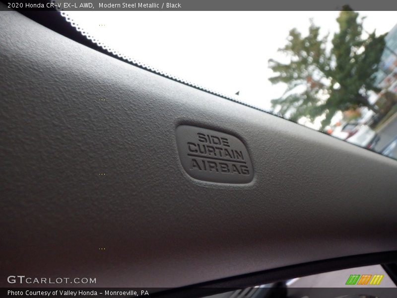 Modern Steel Metallic / Black 2020 Honda CR-V EX-L AWD