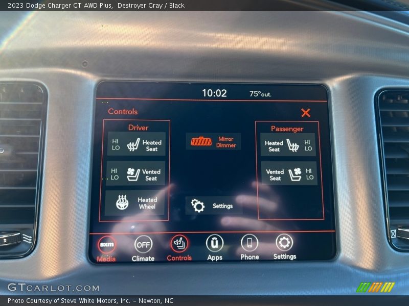 Controls of 2023 Charger GT AWD Plus