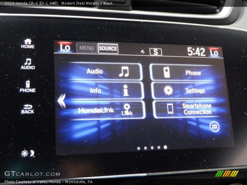 Modern Steel Metallic / Black 2020 Honda CR-V EX-L AWD