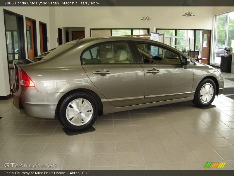 Magnetic Pearl / Ivory 2006 Honda Civic Hybrid Sedan