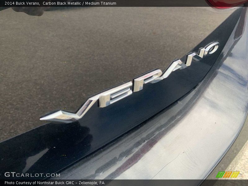 Carbon Black Metallic / Medium Titanium 2014 Buick Verano