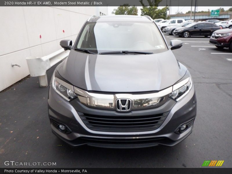 Modern Steel Metallic / Black 2020 Honda HR-V EX AWD