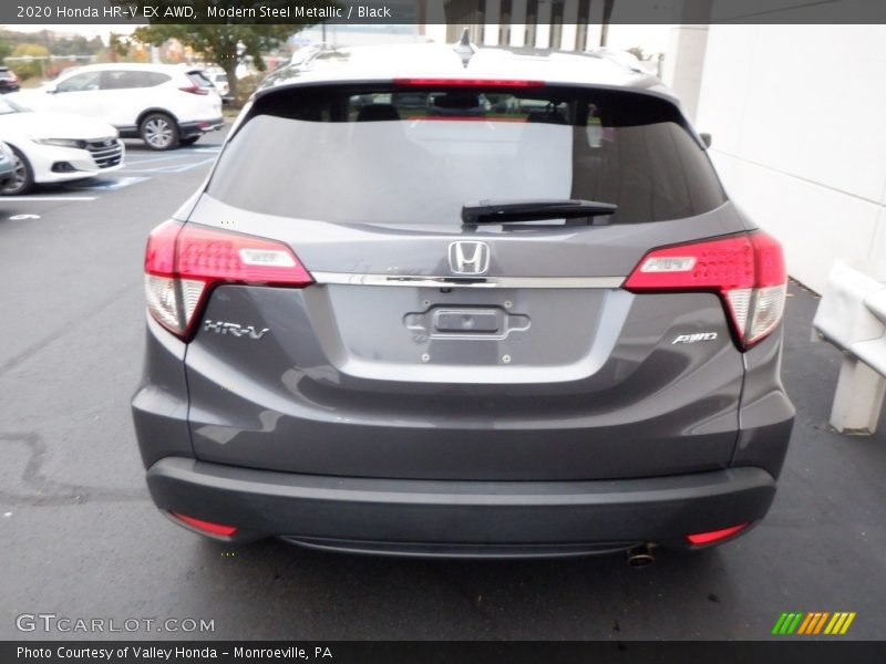 Modern Steel Metallic / Black 2020 Honda HR-V EX AWD