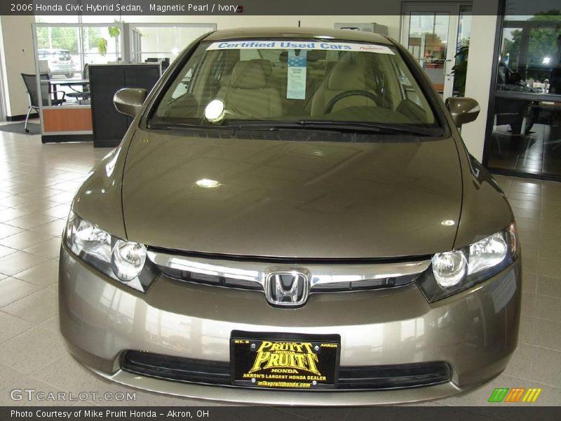 Magnetic Pearl / Ivory 2006 Honda Civic Hybrid Sedan