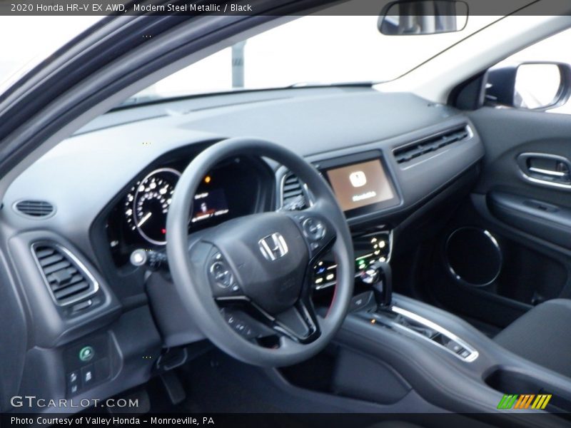 Modern Steel Metallic / Black 2020 Honda HR-V EX AWD
