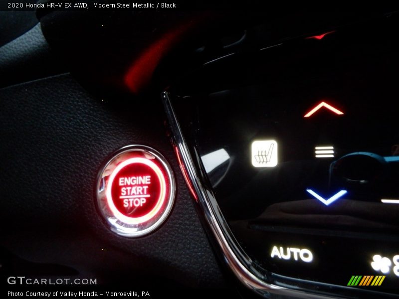 Modern Steel Metallic / Black 2020 Honda HR-V EX AWD