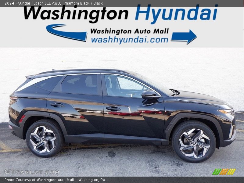 Phantom Black / Black 2024 Hyundai Tucson SEL AWD