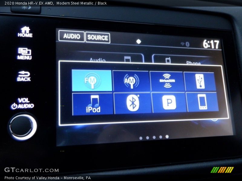 Modern Steel Metallic / Black 2020 Honda HR-V EX AWD