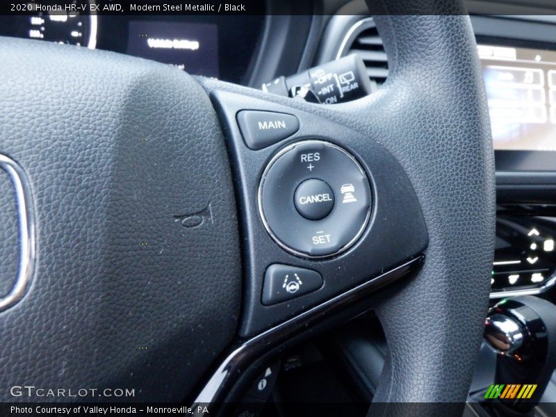 Modern Steel Metallic / Black 2020 Honda HR-V EX AWD