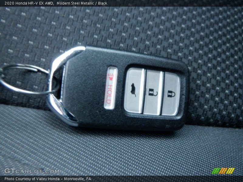 Modern Steel Metallic / Black 2020 Honda HR-V EX AWD