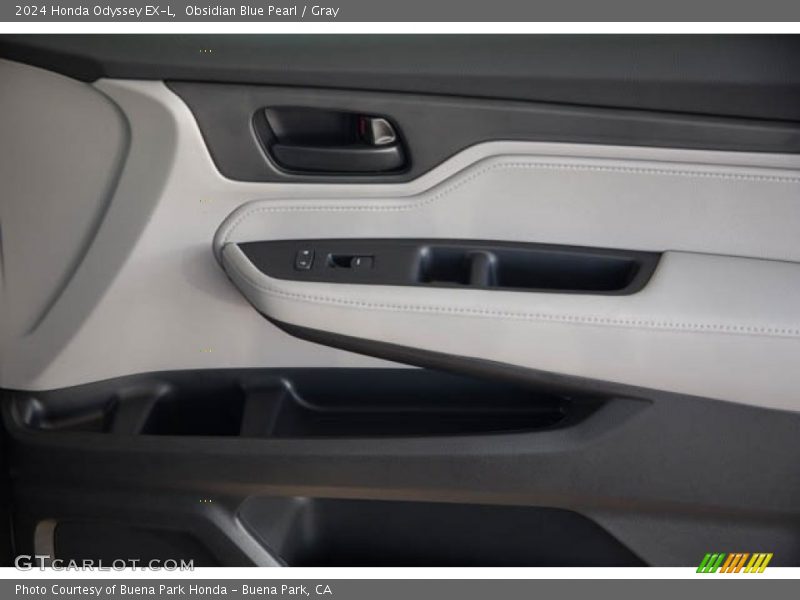 Obsidian Blue Pearl / Gray 2024 Honda Odyssey EX-L