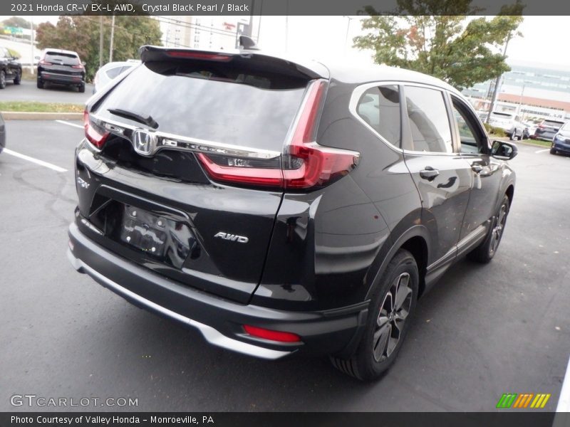 Crystal Black Pearl / Black 2021 Honda CR-V EX-L AWD