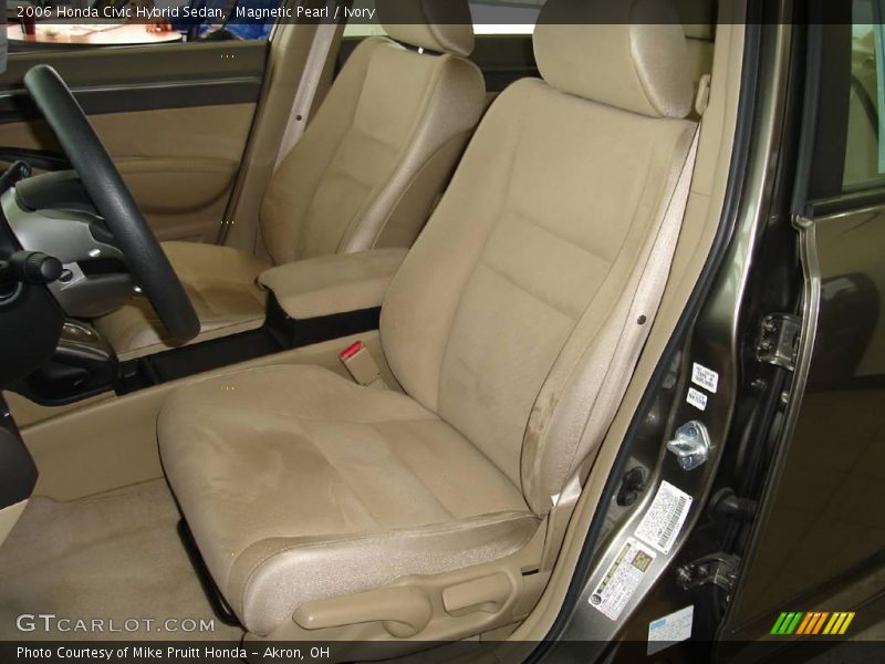 Magnetic Pearl / Ivory 2006 Honda Civic Hybrid Sedan