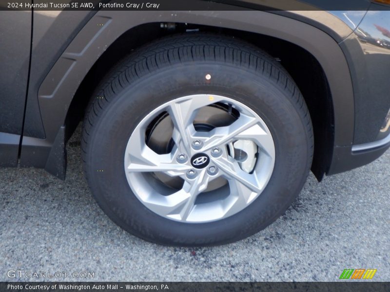 Portofino Gray / Gray 2024 Hyundai Tucson SE AWD