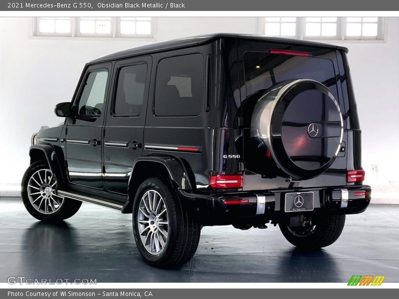 Obsidian Black Metallic / Black 2021 Mercedes-Benz G 550