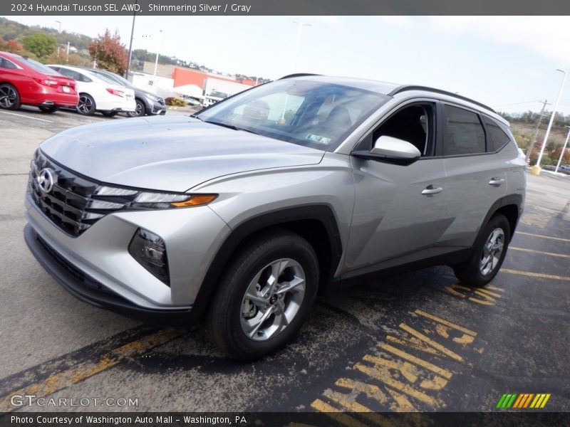 Shimmering Silver / Gray 2024 Hyundai Tucson SEL AWD