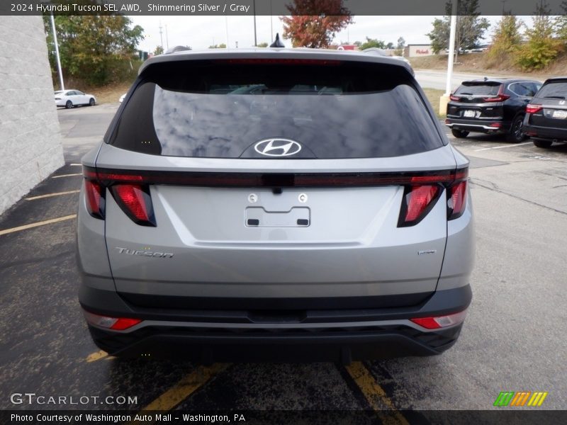 Shimmering Silver / Gray 2024 Hyundai Tucson SEL AWD