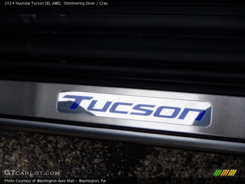Shimmering Silver / Gray 2024 Hyundai Tucson SEL AWD