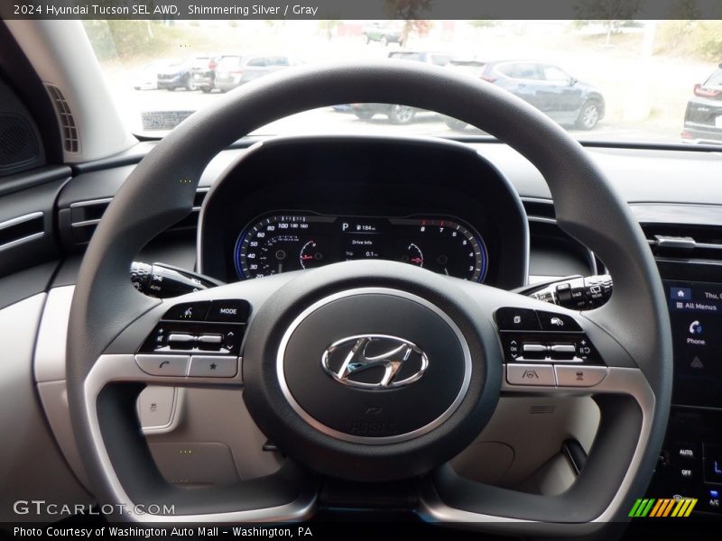 Shimmering Silver / Gray 2024 Hyundai Tucson SEL AWD