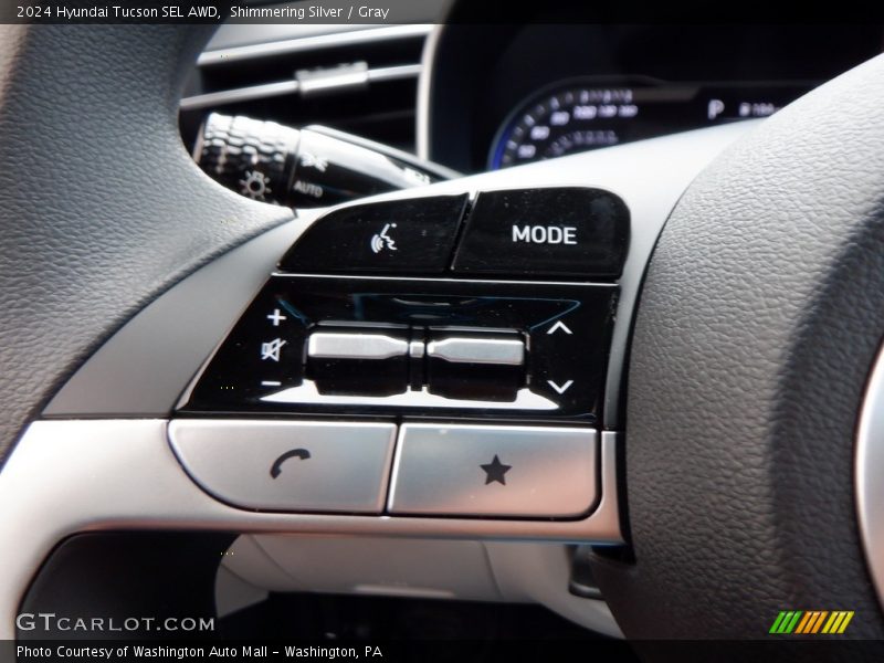 Shimmering Silver / Gray 2024 Hyundai Tucson SEL AWD