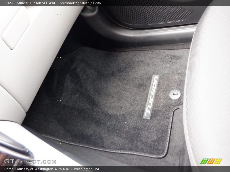 Shimmering Silver / Gray 2024 Hyundai Tucson SEL AWD
