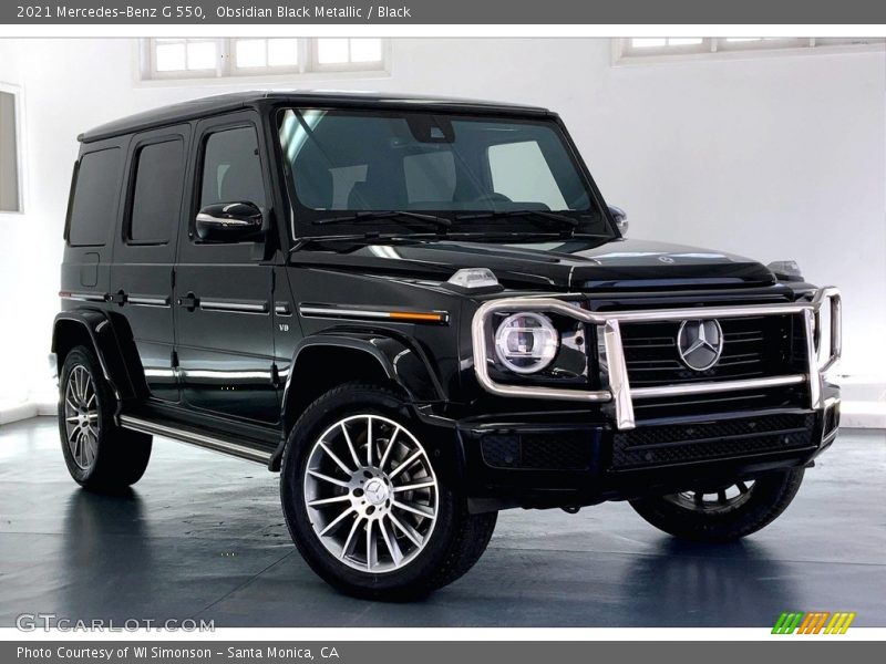 Obsidian Black Metallic / Black 2021 Mercedes-Benz G 550