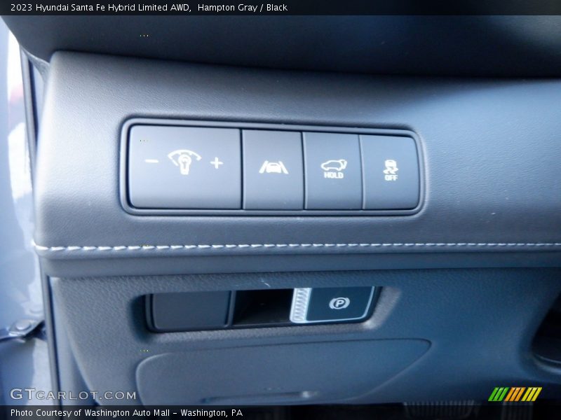 Hampton Gray / Black 2023 Hyundai Santa Fe Hybrid Limited AWD
