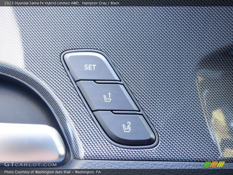 Hampton Gray / Black 2023 Hyundai Santa Fe Hybrid Limited AWD