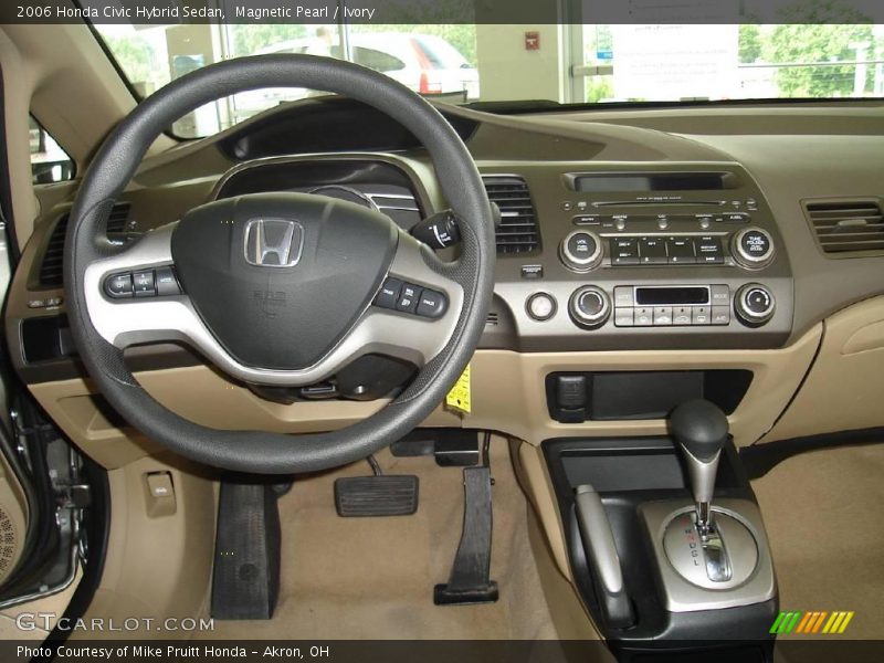 Magnetic Pearl / Ivory 2006 Honda Civic Hybrid Sedan