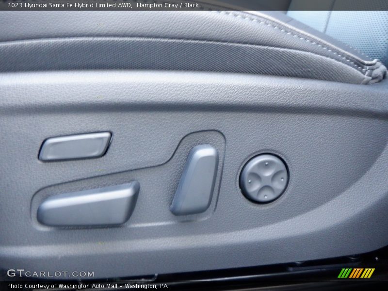 Hampton Gray / Black 2023 Hyundai Santa Fe Hybrid Limited AWD