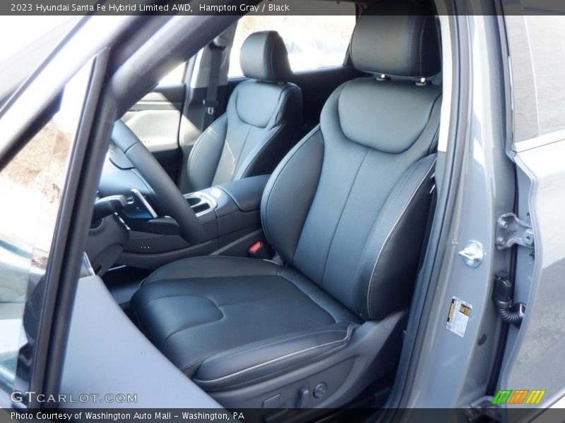 Hampton Gray / Black 2023 Hyundai Santa Fe Hybrid Limited AWD