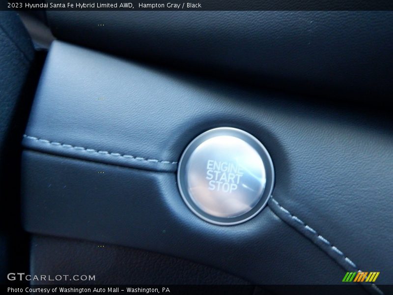 Hampton Gray / Black 2023 Hyundai Santa Fe Hybrid Limited AWD