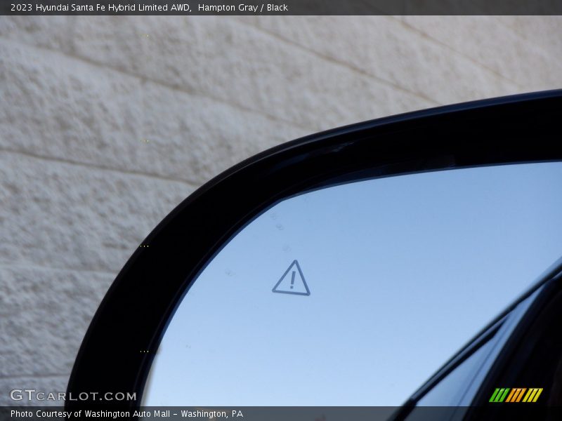 Hampton Gray / Black 2023 Hyundai Santa Fe Hybrid Limited AWD