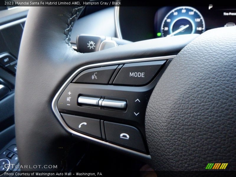 Hampton Gray / Black 2023 Hyundai Santa Fe Hybrid Limited AWD