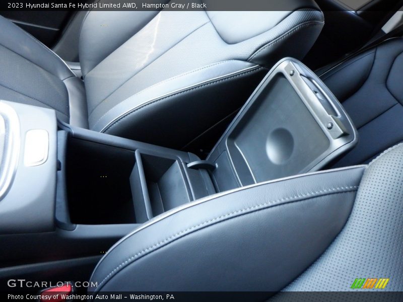 Hampton Gray / Black 2023 Hyundai Santa Fe Hybrid Limited AWD