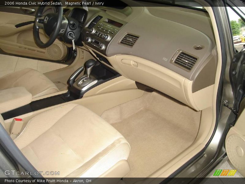 Magnetic Pearl / Ivory 2006 Honda Civic Hybrid Sedan