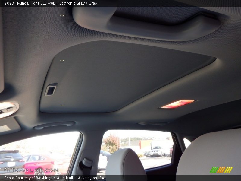 Sunroof of 2023 Kona SEL AWD