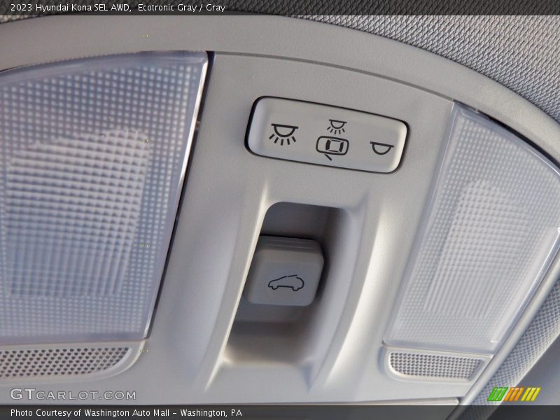 Controls of 2023 Kona SEL AWD