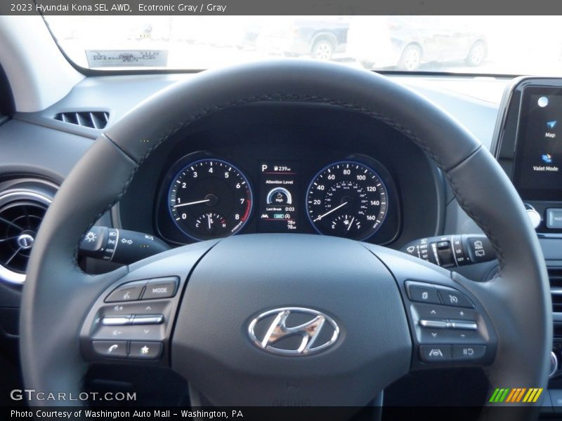 Ecotronic Gray / Gray 2023 Hyundai Kona SEL AWD
