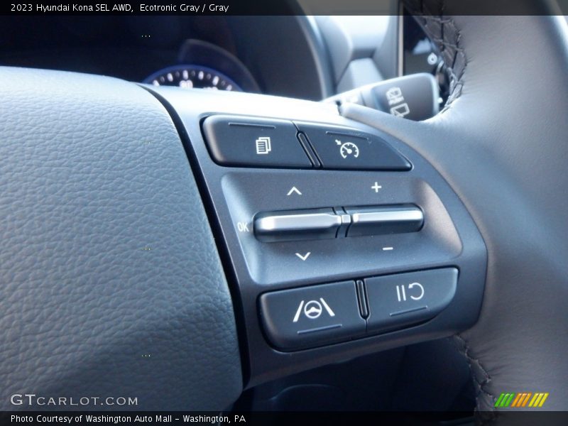 Controls of 2023 Kona SEL AWD