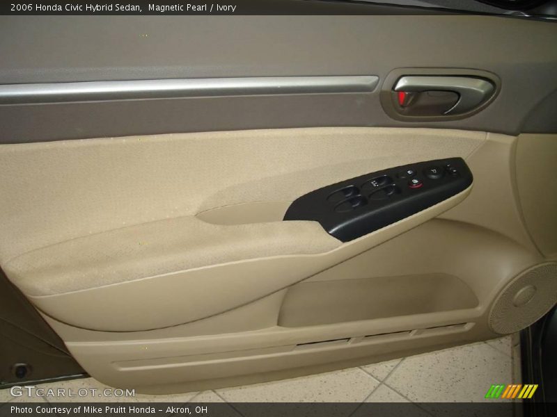 Magnetic Pearl / Ivory 2006 Honda Civic Hybrid Sedan