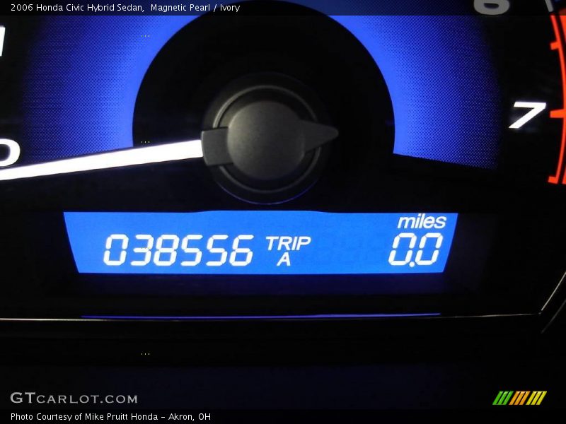 Magnetic Pearl / Ivory 2006 Honda Civic Hybrid Sedan