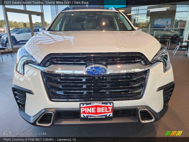 Crystal White Pearl / Slate Black 2023 Subaru Ascent Touring