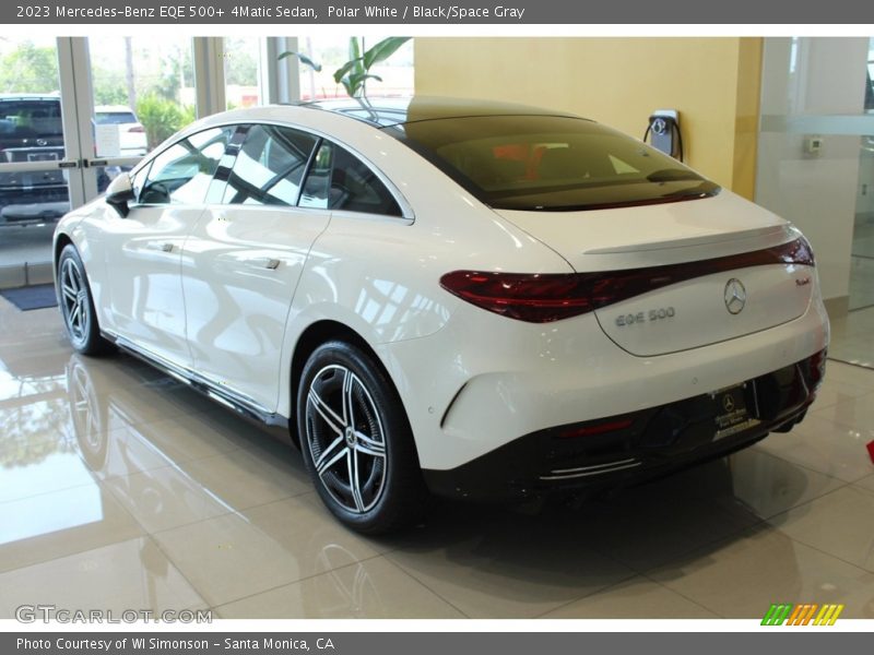 Polar White / Black/Space Gray 2023 Mercedes-Benz EQE 500+ 4Matic Sedan