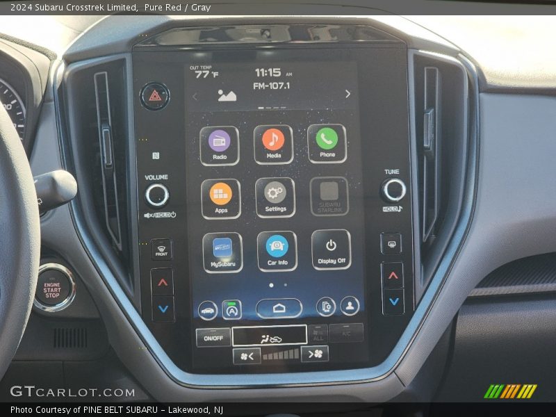 Pure Red / Gray 2024 Subaru Crosstrek Limited