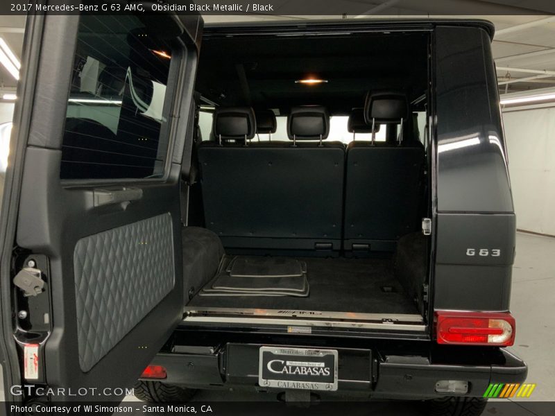  2017 G 63 AMG Trunk